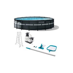 18x52' Intex XTR Frame Pool with Sand Filter and Maintenance Cleaning Kit