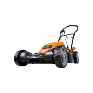 19-Inch Electric Lawn Mower with 12AMP Powerful Motor and High Efficiency Cutting