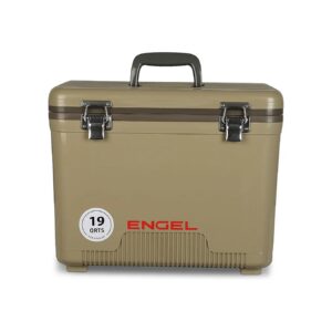 19qt Cool and Dry Storage Box with Leak-Proof and Air Tight Sealing for Men and Women