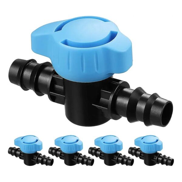 2 Inch Drip Irrigation Valve, In-Line Shut Off Valves for 1/2 Inch Drip Irrigation Tubing