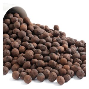 2 Liters Leca Expanded Clay Pellets with 4" to 7" Diameter for Soilless Cultivation