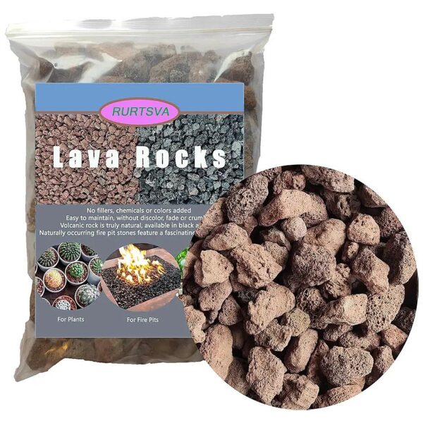 2" Natural Lava Rock for Fire Pit, Fireplace, or Bowl Rock Filler