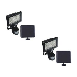 2 Pack 108 SMD LED Solar Outdoor Motion Sensor Light with Adjustable Modes