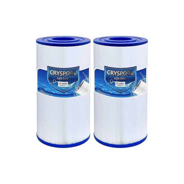 2 Pack 35 Sq Ft Cryspool Spa Filter Cartridge for Use with Various Spa Systems