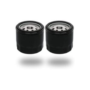 2 Pack Oil Filter with Thick and Sturdy Case