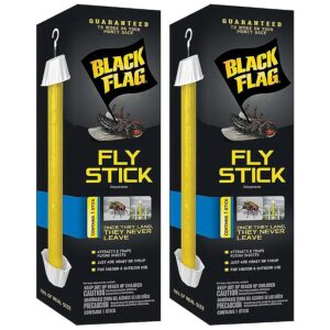 2 Piece Vertical Fly Trap Stick with Honey Bait and Hanging Hook