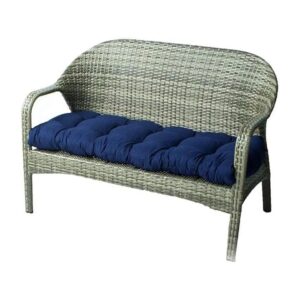 2 x 7 Navy Color Outdoor Bench Cushion for Patio Lounger Comfortable and Durable Use