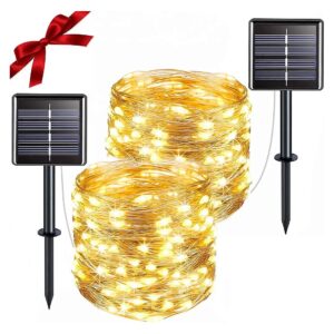 200 LED Solar Powered String Lights for Yard and Garden Decor