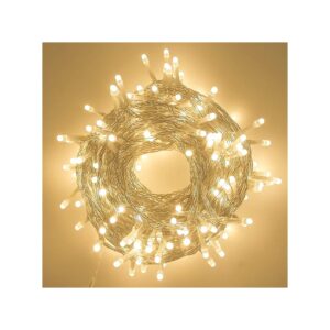 200 Lights, 66 FT Long, Soft Warm White, Indoor and Outdoor Use