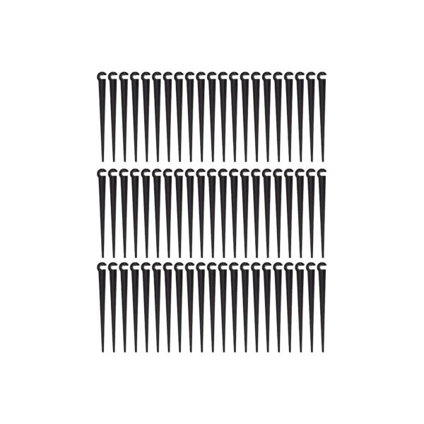 200 Pack 1/4 Inch Tubing Irrigation Support Stakes with Durable Pile Material