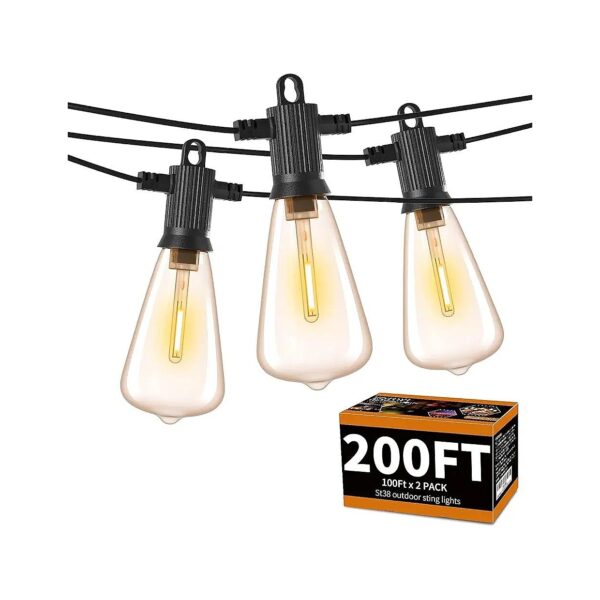 200FT Waterproof LED String Lights for Outdoor Use