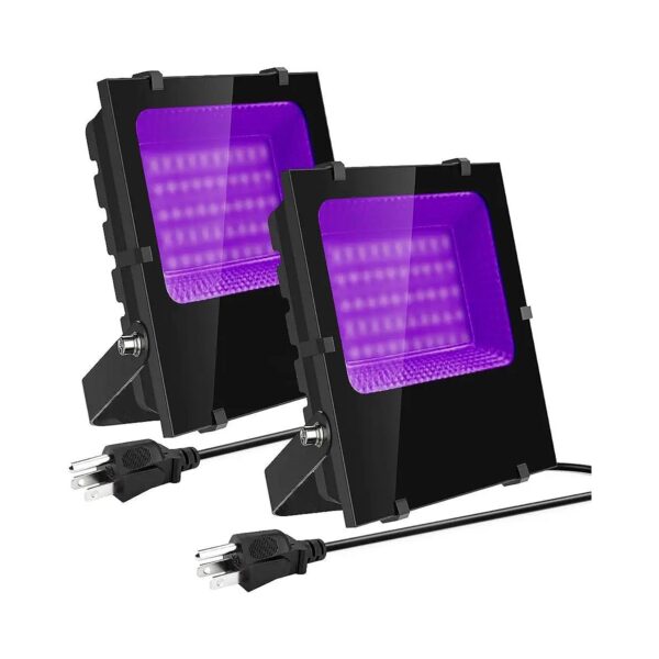 200W LED Black Lights Outdoor Floodlights for Glow Party Decorations