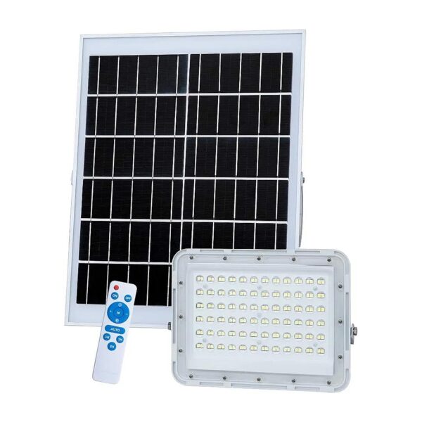 200W Solar Flood Light with 8ft Remote Control for Garden Garage Road