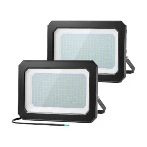 200W Ultra Bright Outdoor Flood Lights for Large Areas 36000LM 5000K Daylight White LED