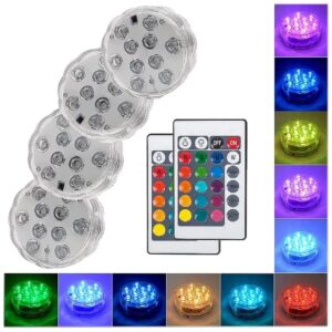 2021 Underwater LED Light Decor for Water Features and Tanks with Four Remote Controls