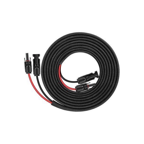 20FT 12AWG Solar Cable for Solar Arrays and Energy Harvesting with 12AWG Insulation