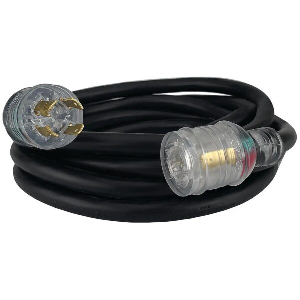 20-Foot 240V 30A Generator Power Cord Designed for Reliance Transfer Switches