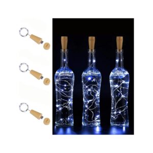 20-LED Cool White Wine Bottle Lights