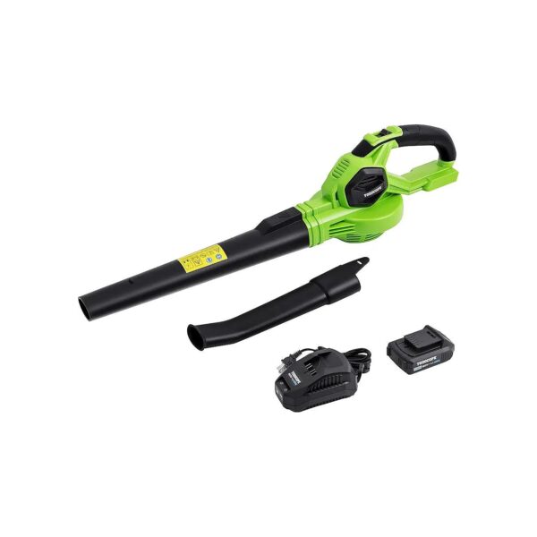 20V Lithium Ion Cordless Leaf Blower with High and Low Tube Options