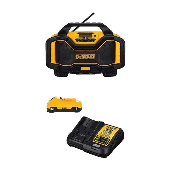 20V/60V FLEXVOLT Dual Voltage Radio Charger with Rapid Charging