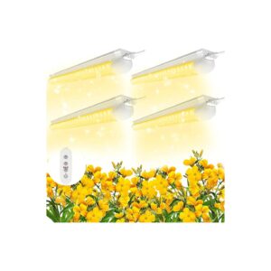 20W LED Grow Light for Indoor Plants with Durable Aluminum Structure and Chainable Design