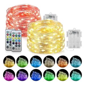 20ft 60LED Color Changing Fairy Lights with Remote Control and Timer Function