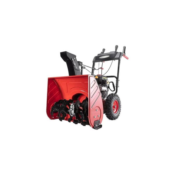 212cc Engine PowerSmart Gas Snow Blower with Self-Propelled and LED Light