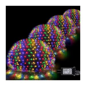 21ft x 5ft LED Net Lights for Yard and Garden Party Decorations