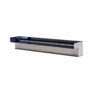 24 Stainless Steel Color Changing Lighted Spillway for Waterfall Displays and Features