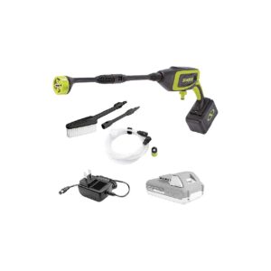 24V Power Cleaning System with 0-Ah Battery, Charger, and 4-Piece Accessory Kit