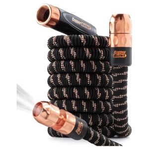 25 Foot Copper Bullet Hose with Turbo Shot Multi-Pattern Nozzle and Aluminum Fittings