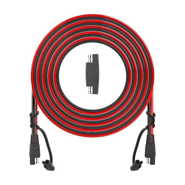 25 Foot SAE to SAE Extension Cable for Automotive and Solar Panel Systems with 16AWG Wire