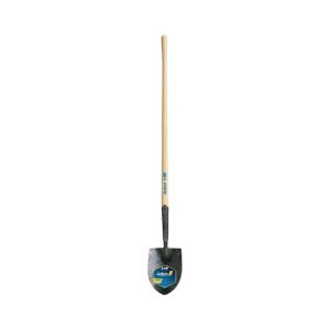 25 in Round Point Irrigation Shovel with Tempered Steel Blade and Ergonomic Handle