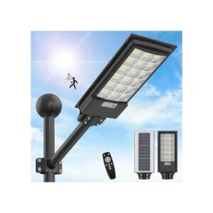 2500W Solar Street Light with Waterproof and Dustproof Design for Outdoor Areas