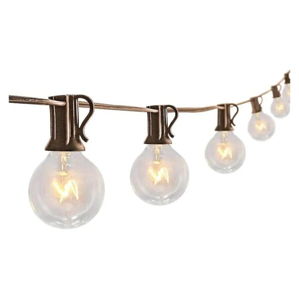 25ft Long with 27 Bulbs - Brown