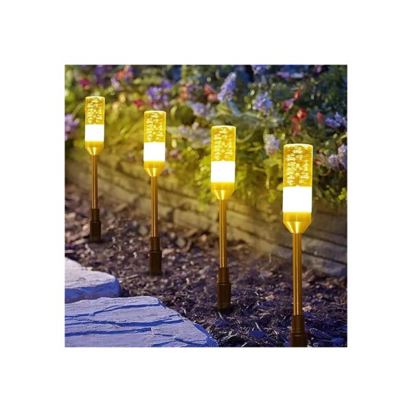 2700K Warm White LED Pathway Lights 6 Pack for Outdoor Patio Walkway