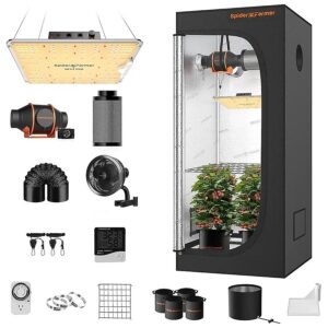 27''x27''x62'' LED Grow Tent Kit with 100W Dimmable EVO LEDs