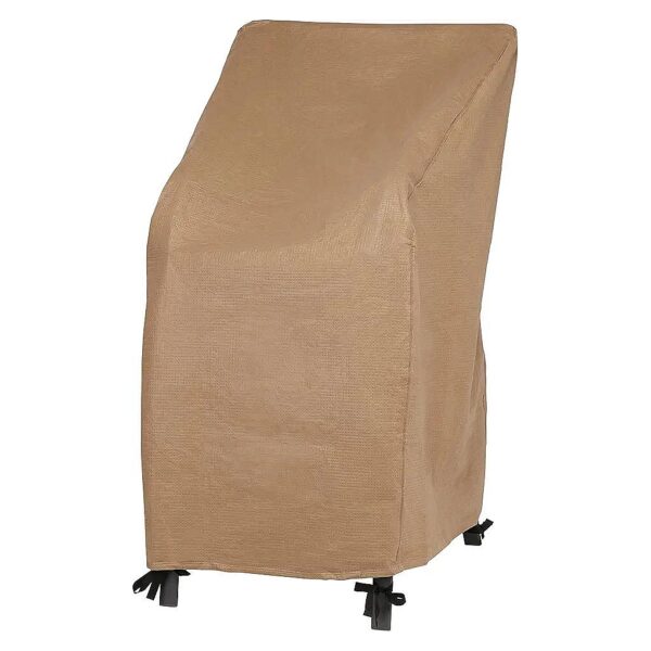 28 Inch Stackable Chair Cover with Waterproof and UV Resistant Material