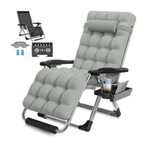 29In XL Zero Gravity Recliner Chair with Cup Holder and Footrest