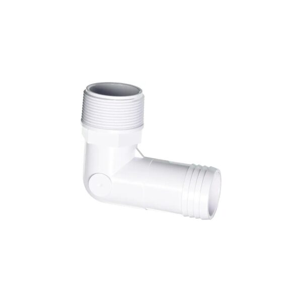 2-Inch MPT Barb Elbow Hose Adapter for Pool Pump and Filter Applications