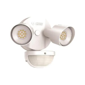 2-Light LED Floodlight for Home Security with Energy Efficient Technology