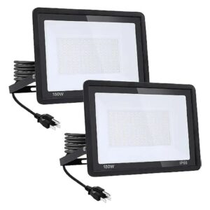 2Pack Low-Power High-Lumen LED Flood Light for Energy Conservation and Efficient Lighting