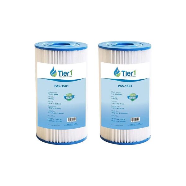 2-Pack Replacement Filter Cartridge for Compatible Spa and Pool Models