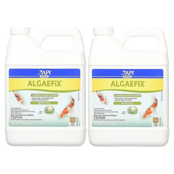 2-Pack of 32-Ounce Liquid Algae Control Solutions for Pond Maintenance