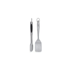 2-Piece Stainless Steel Barbecue Tool Set with Rust-Resistant Design