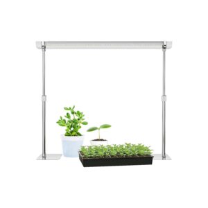 2ft LED Grow Light with Stand for Indoor Plant Growth and Seed Starting