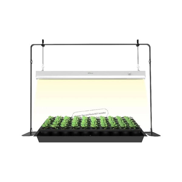 2ft White LED Grow Light for Seed Starting and Indoor Plant Growing