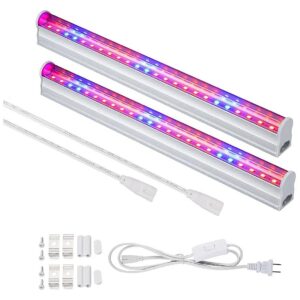 2pcs T5 High Brightness LED Plant Growing Lights Bars for Small and Exquisite Design