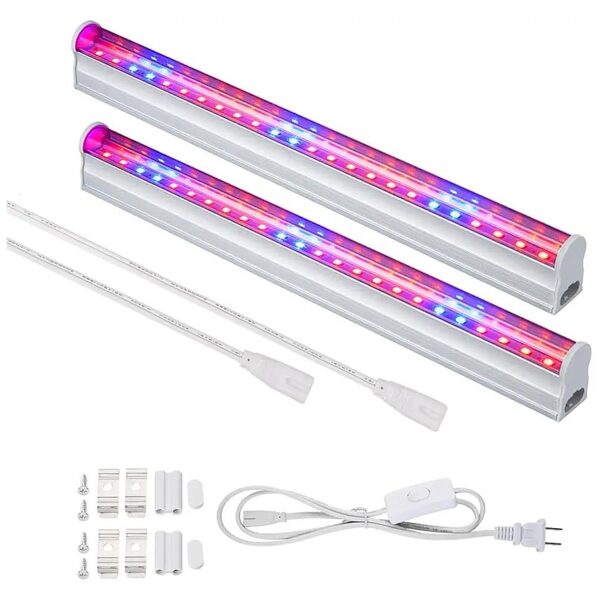 2pcs T5 High Brightness LED Plant Growing Lights Bars for Small and Exquisite Design