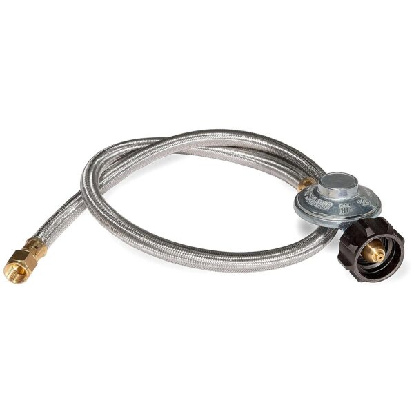 3 Foot Long Stainless Steel Propane Gas Hose for Griddle Installation